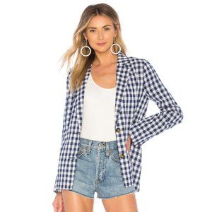 NWOT L'Academie The Valencia Blazer Blue Small B43